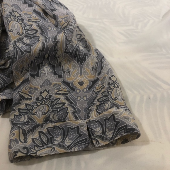 4 for $ 30 Bon Worth blouse gray and soft yellow L - Picture 5 of 6